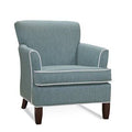 Tan and Beige Performance Stripe Armchair V4036