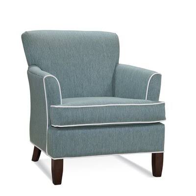 Tan and Beige Performance Stripe Armchair V4036
