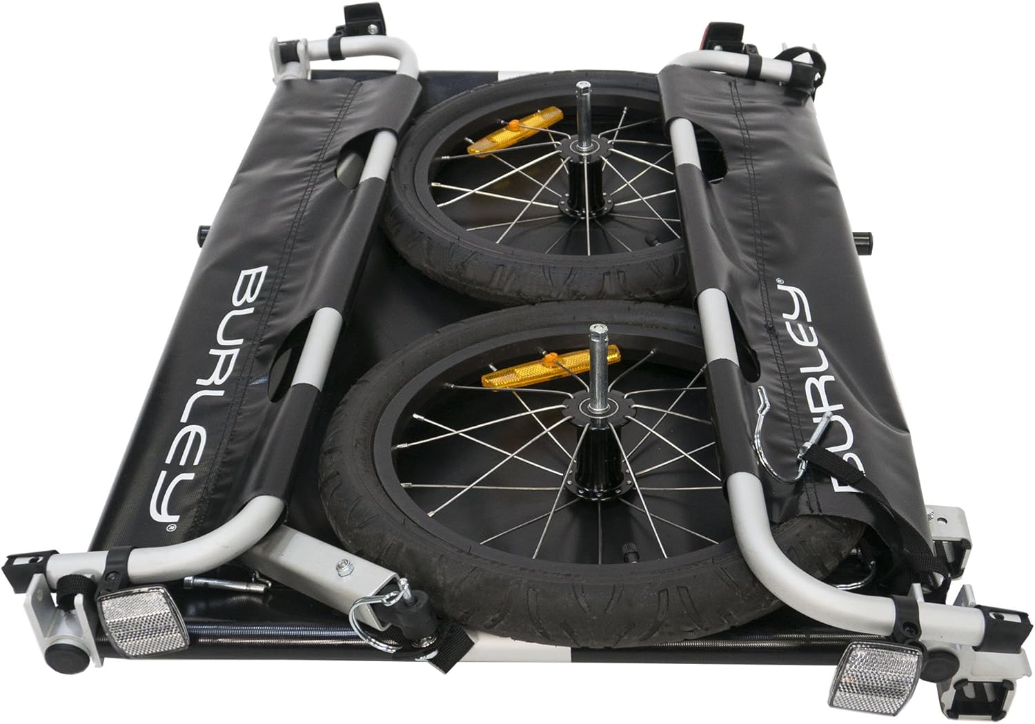 Black Aluminum Utility Cargo Bike Trailer M904