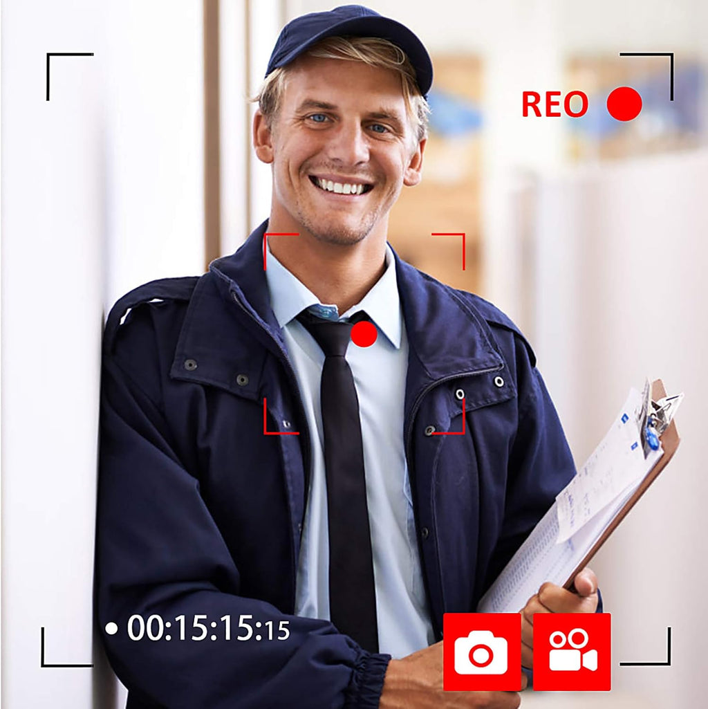 Wireless WIFI Video Door Phone IP Doorbell Intercom System with Camera 7 Inch Entry with 1x1080P Wired Camera Night Vision I3751