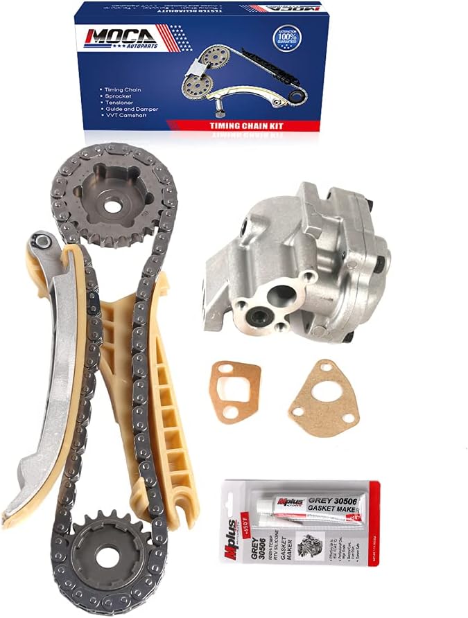 Timing Chain Kit & Oil Pump Compatible with Ford Explorer, Ranger, Mercury Mountaineer 4L Pack of 2 B241