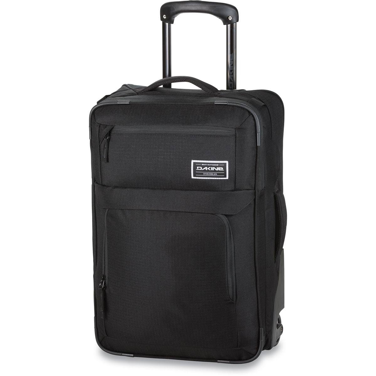 Black Carry On Roller Bag W6324