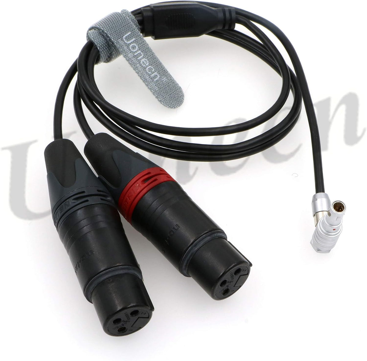 Two XLR 3 pin Female to Right Angle 5 pin Male Audio Cable Pack of 2 S86400