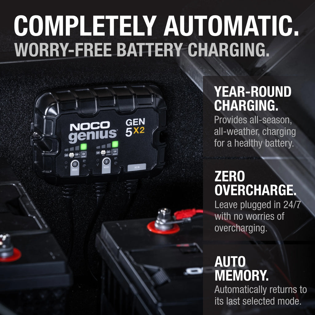 2-Bank 10A 12V Onboard Battery Charger O300067