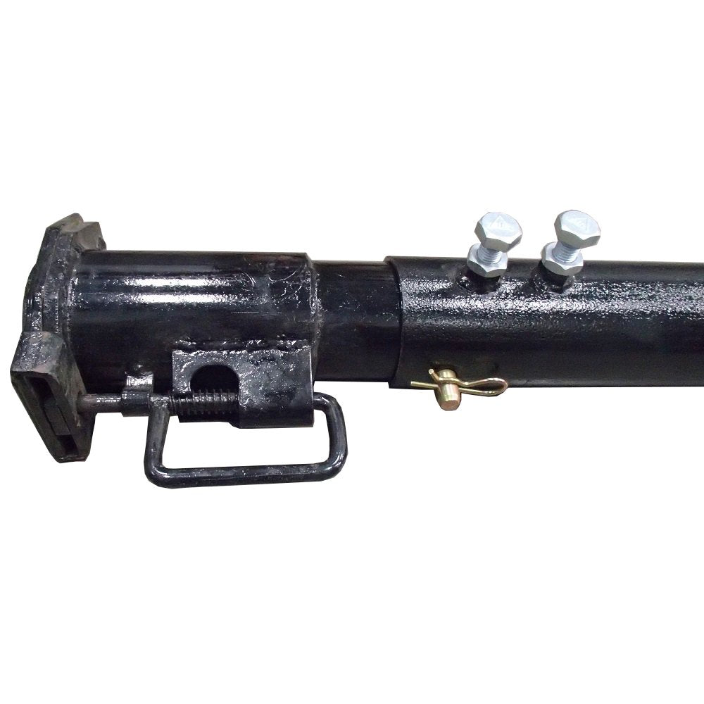 Adjustable Round Gooseneck Coupler with Pin and Outer Tube U650504