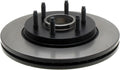 Black Front Disc Brake Rotor and Hub Assembly X451305
