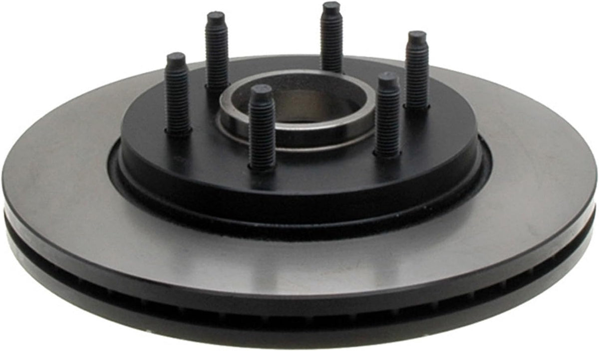 Black Front Disc Brake Rotor and Hub Assembly X451305