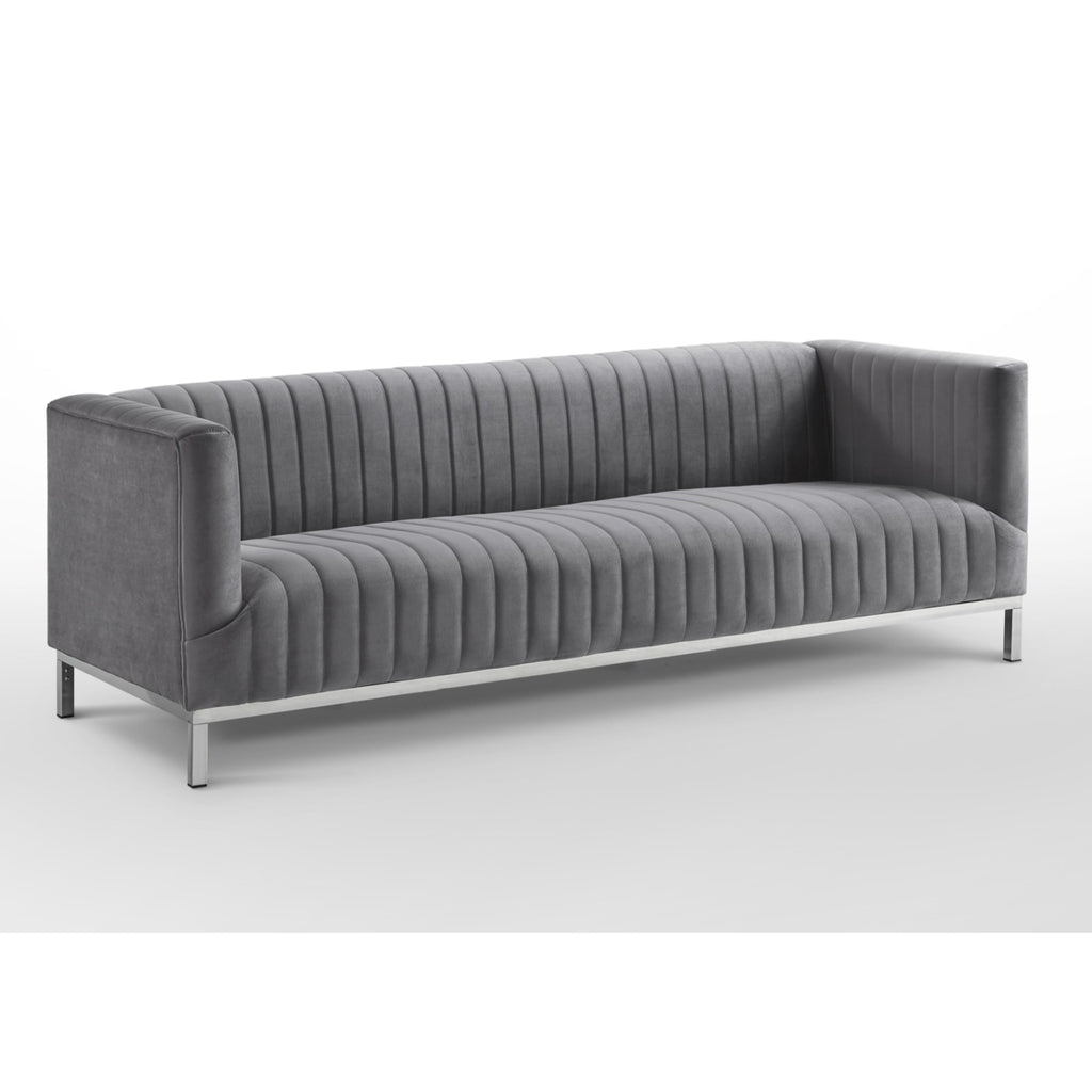 Velvet Tuxedo Sofa L692993