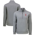 Gray Recycled Quarter-Zip Pullover L777
