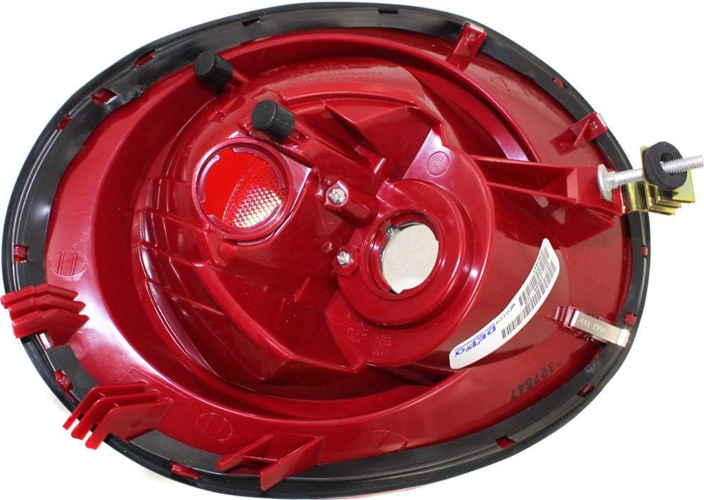 Tail Light Lens and Housing Compatible with 2006-2010 Volkswagen Beetle Passenger Side Pack of 2 X149