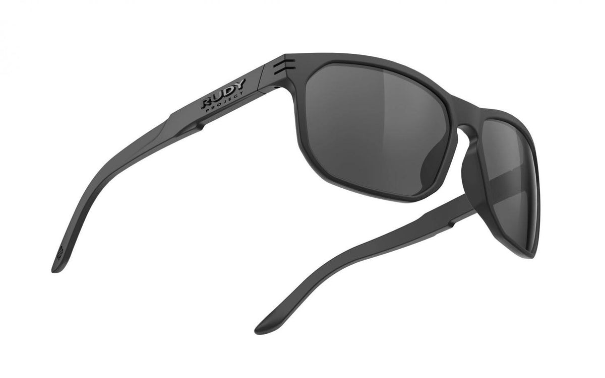 Black Matte Eyewear with Polar Grey Laser Lenses Y6937