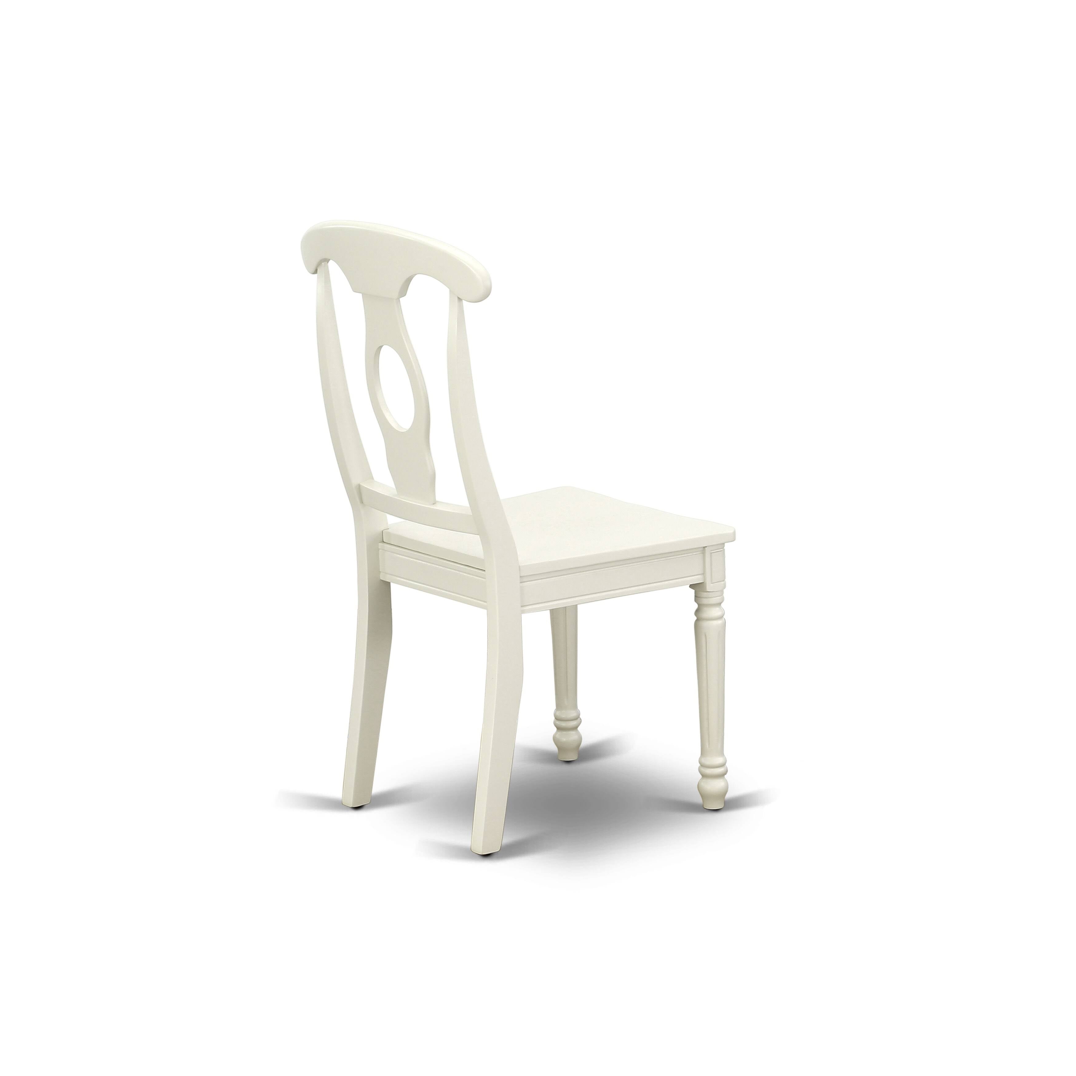 3PC Round Table with Two 9-Inch Drop Leaves and 2 Panel Back Chairs Y572
