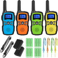 Rechargeable 4 Pack 2 Way Radio with 2 USB Chargers 12000mAh Battery V442