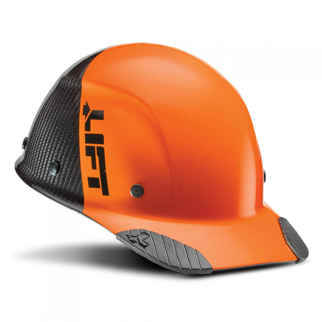 Carbon Fiber Cap Brim Orange-Black B6728