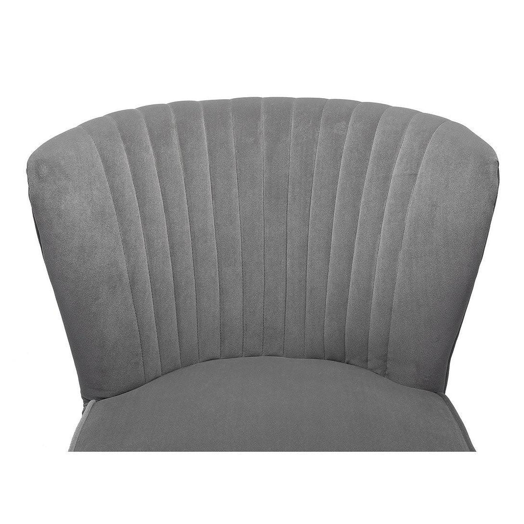 Grey Gold Legs Side Chair Set of 2 X97922