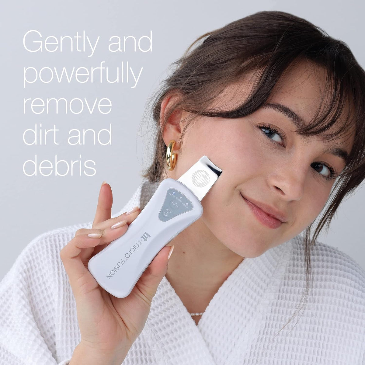 Ultrasonic Skin Perfecting Tool with Medical Grade Stainless Steel Applicator E288