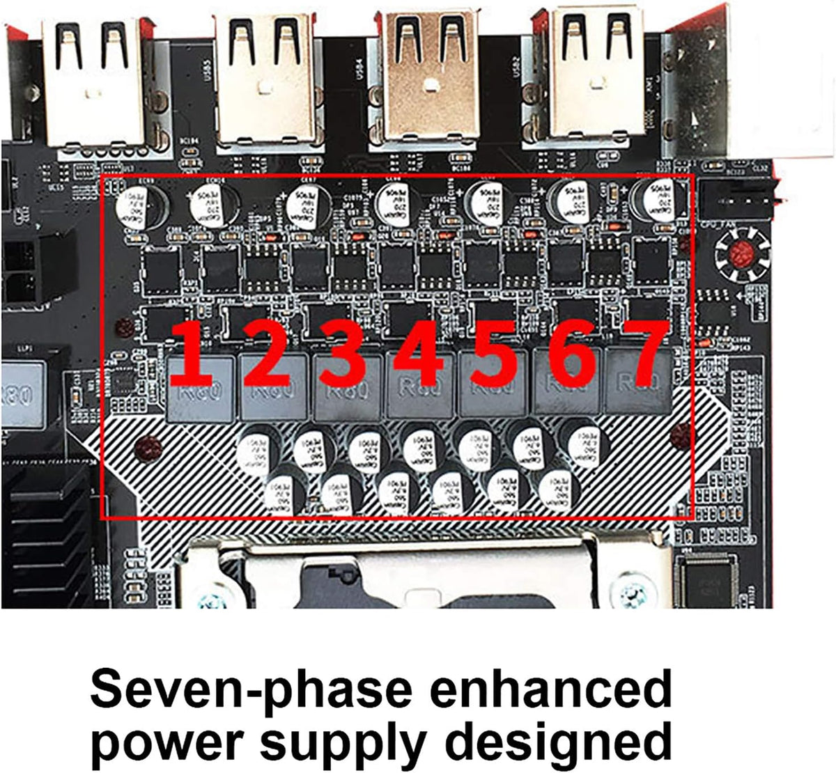 LGA1366 X58 Computer Motherboard X6089