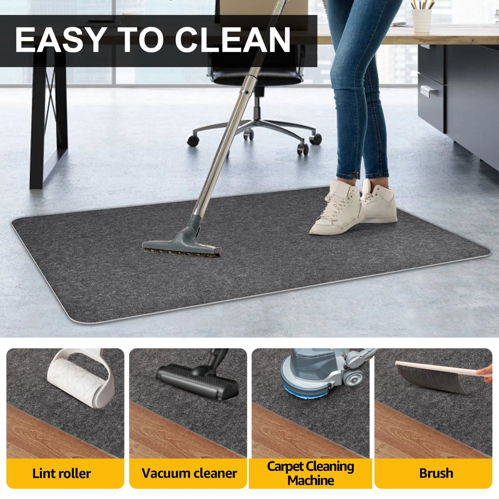 Office Chair Mat for Carpet 55"x35" Hardwood Floor Protector Mat W76793