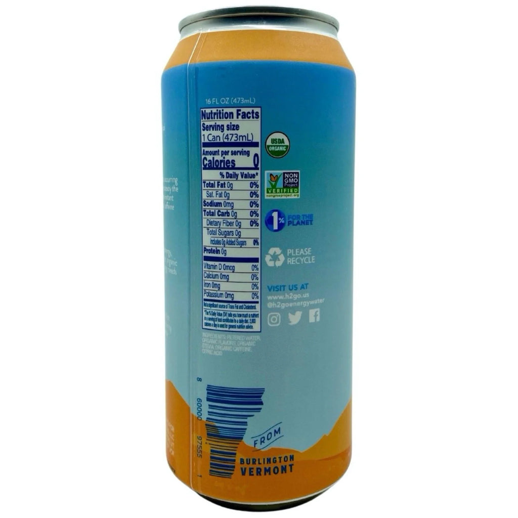 Mango Passionfruit Caffeinated Energy Water, Pack of 12, Zero Sugar S822129