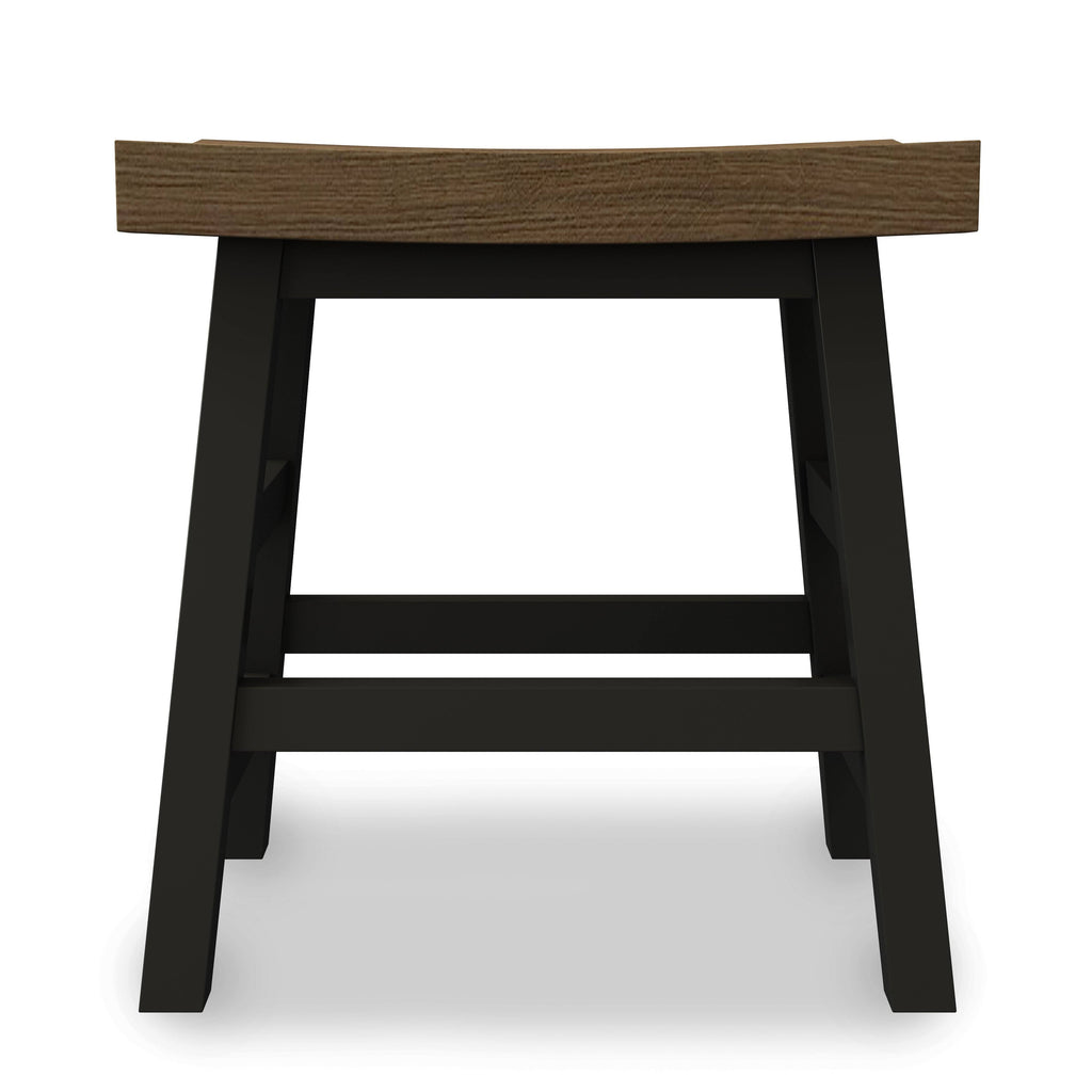 Reclaimed Wood Barstool with Metal Legs R63998