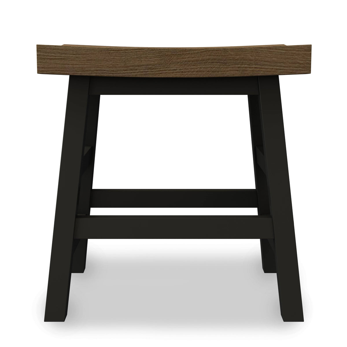 Reclaimed Wood Barstool with Metal Legs R63998