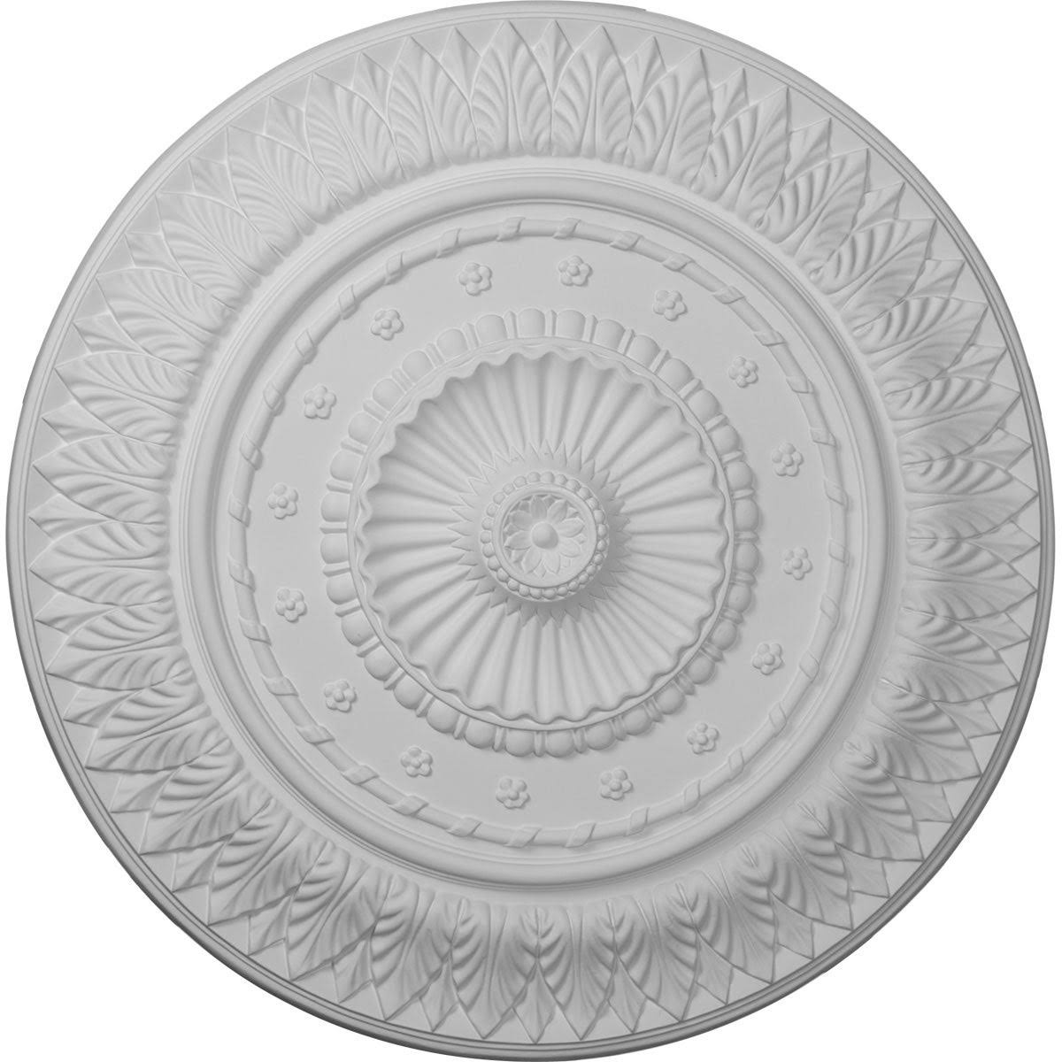26 5/8x22OD x 2 1/4x22P Ceiling Medallion (Ultra Pure White) V3135