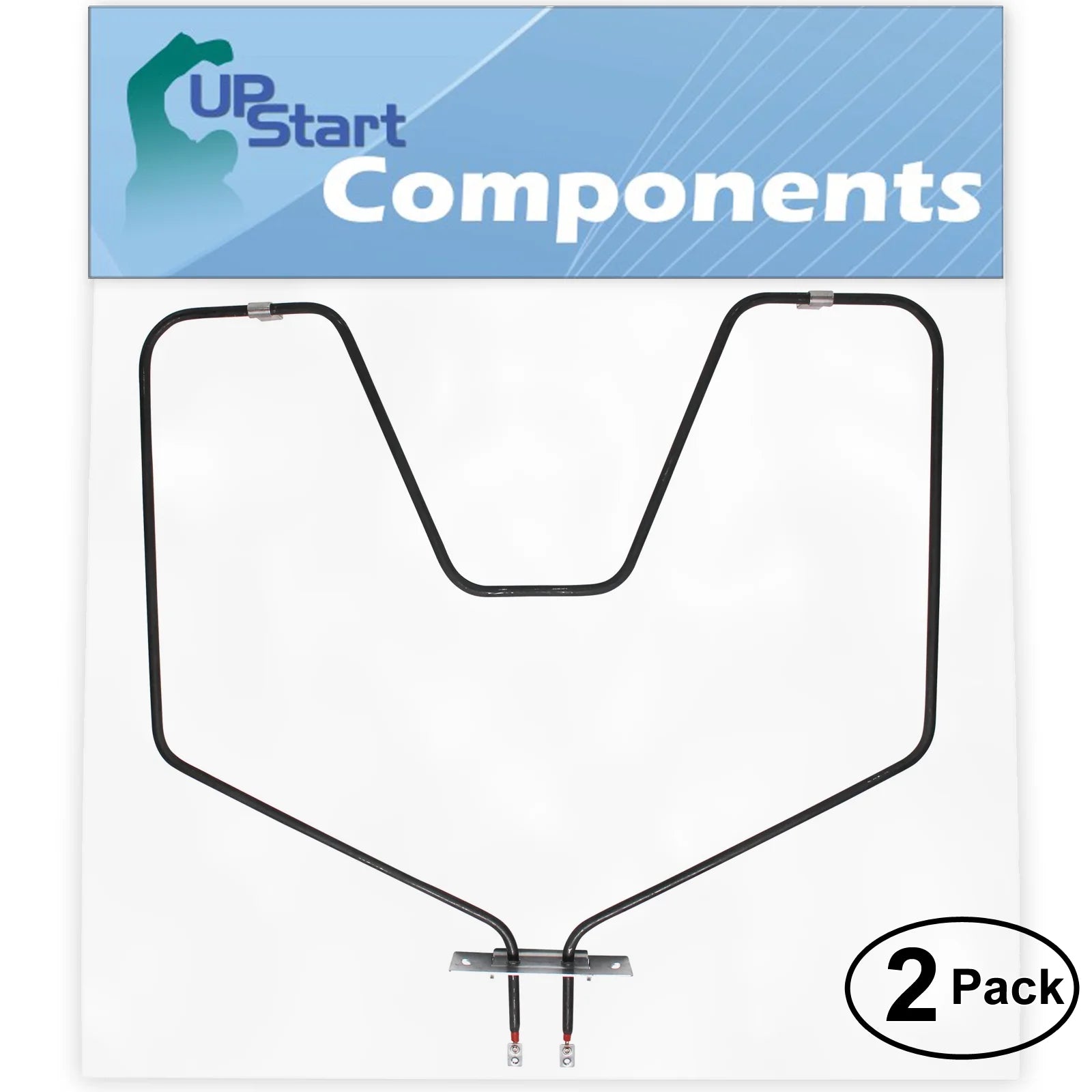 2-Pack Replacement Bake Element for General Electric Oven Heating Element U345860
