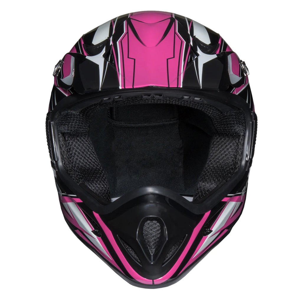 Pink Open Face Helmet A6865