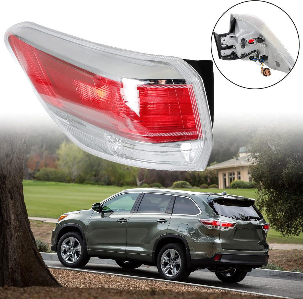 Left Outer Tail Light Assembly for 2014-2016 Toyota Highlander Q789461