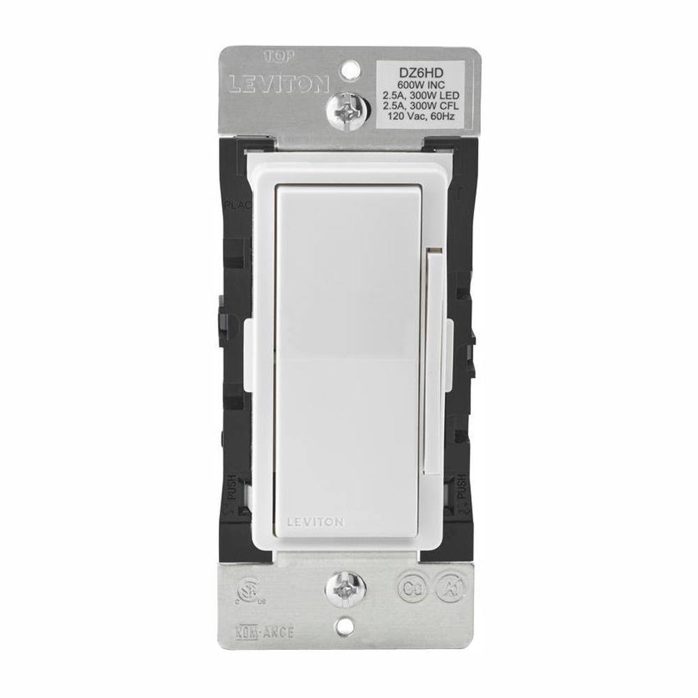 White/Light Almond 600-Watt Dimmer (3-Pack) F4553