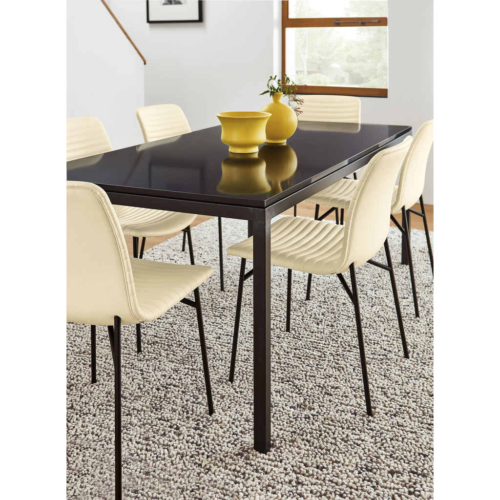 Modern Cato Side Chair in Grey with Chrome Frame N3655