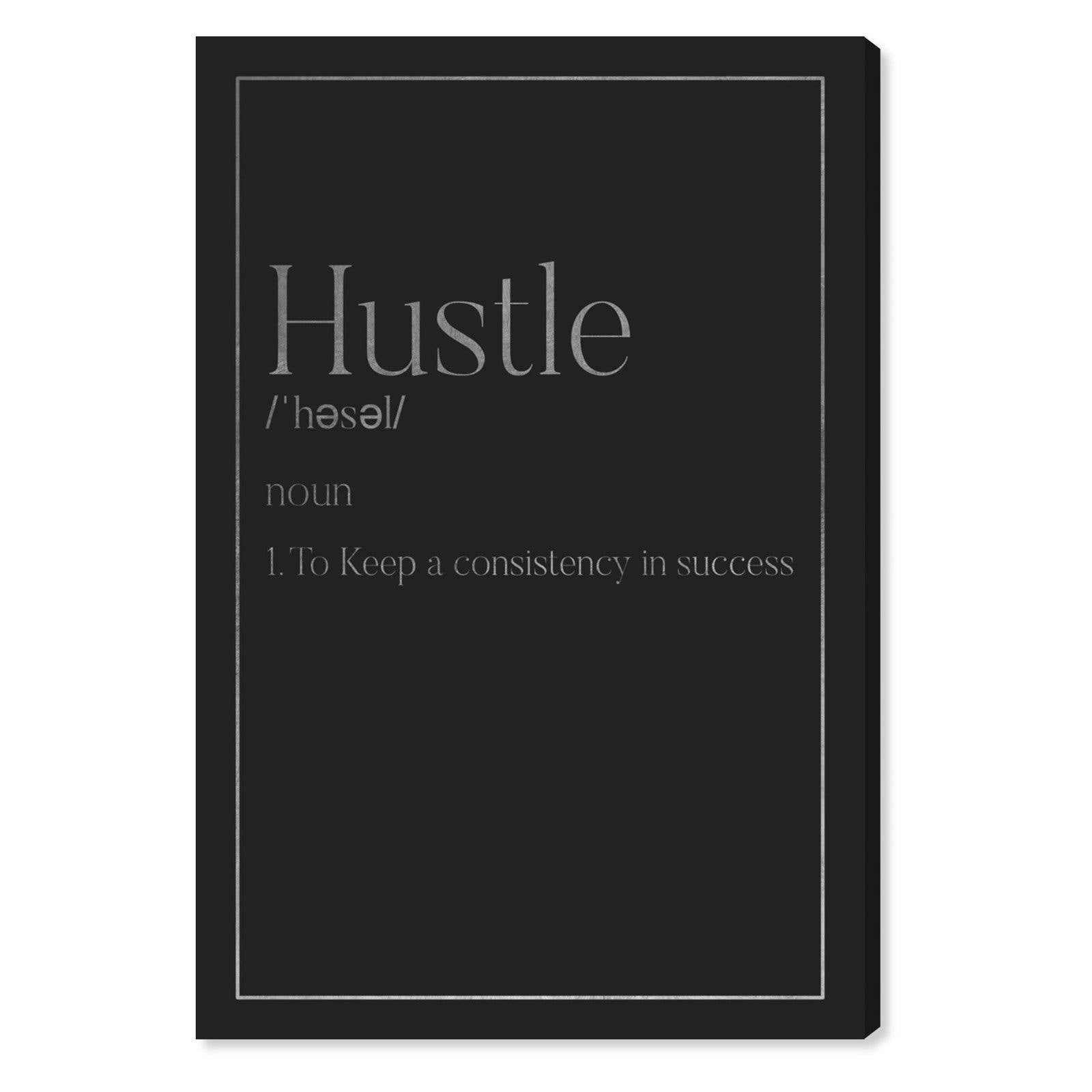 Silver Canvas Art, 30W x 45H, Black F26396