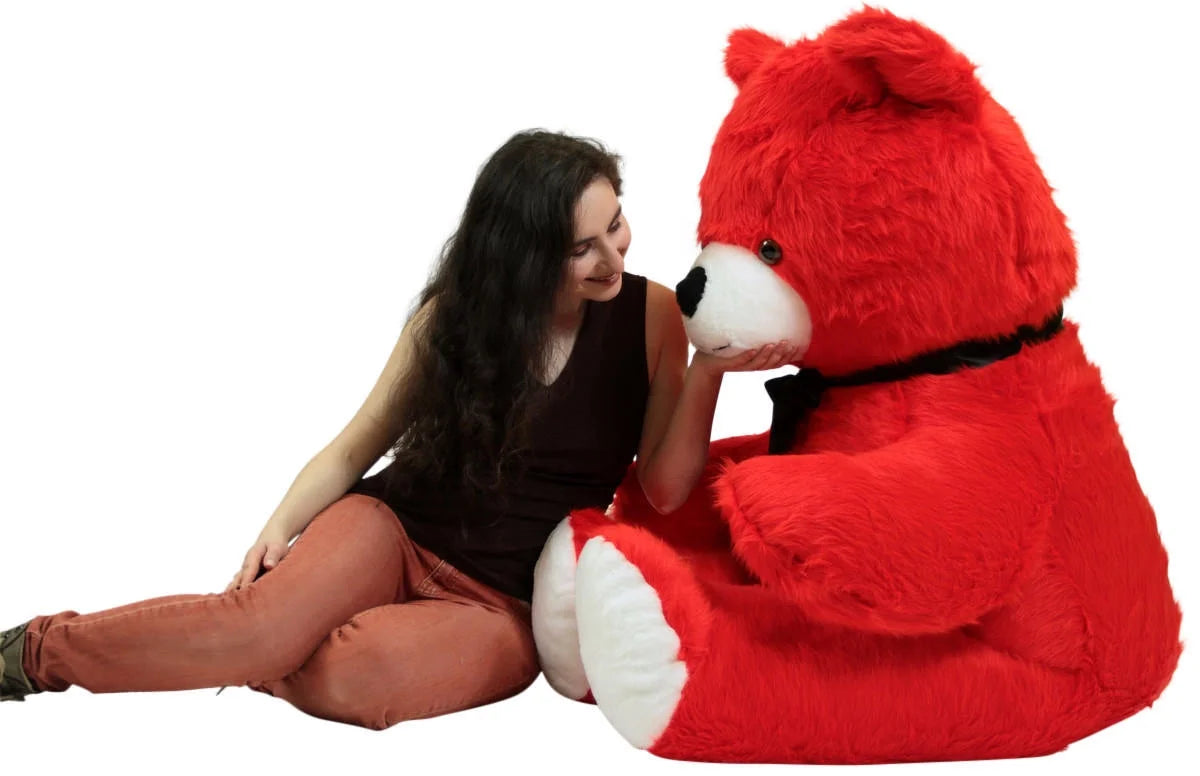 Giant 6 Foot Red Teddy Bear 72 Inches Soft V6809