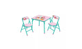 3-Pc. Table and Chair Set Metal Q1565