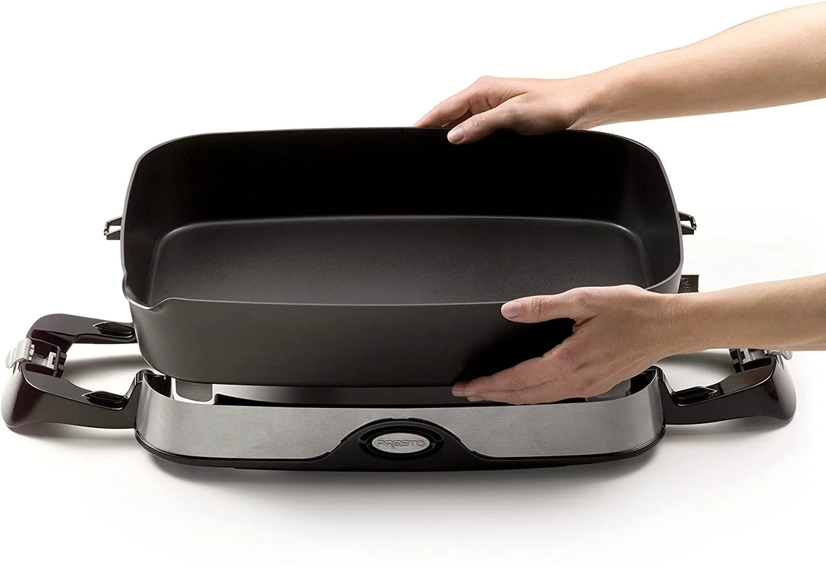 16-Inch Electric Skillet with Glass Cover U2506