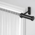 Black Adjustable Industrial Curtain Rod P1321