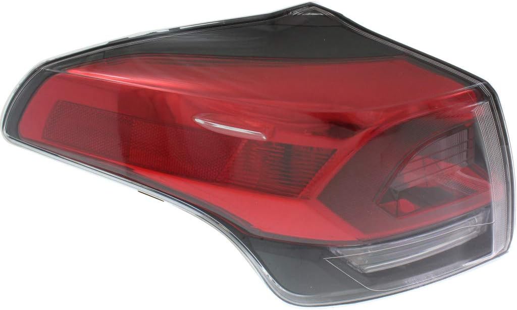 Outer Tail Light Assembly Passenger Side Halogen Type U8175