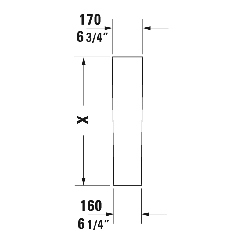 White Pedestal D945