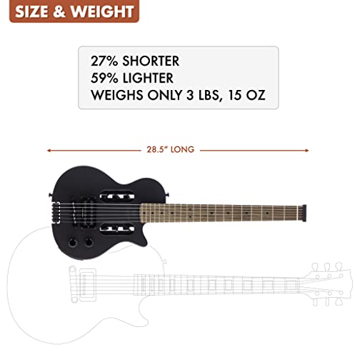 Black Matte Solid-Body Electric Guitar G486082