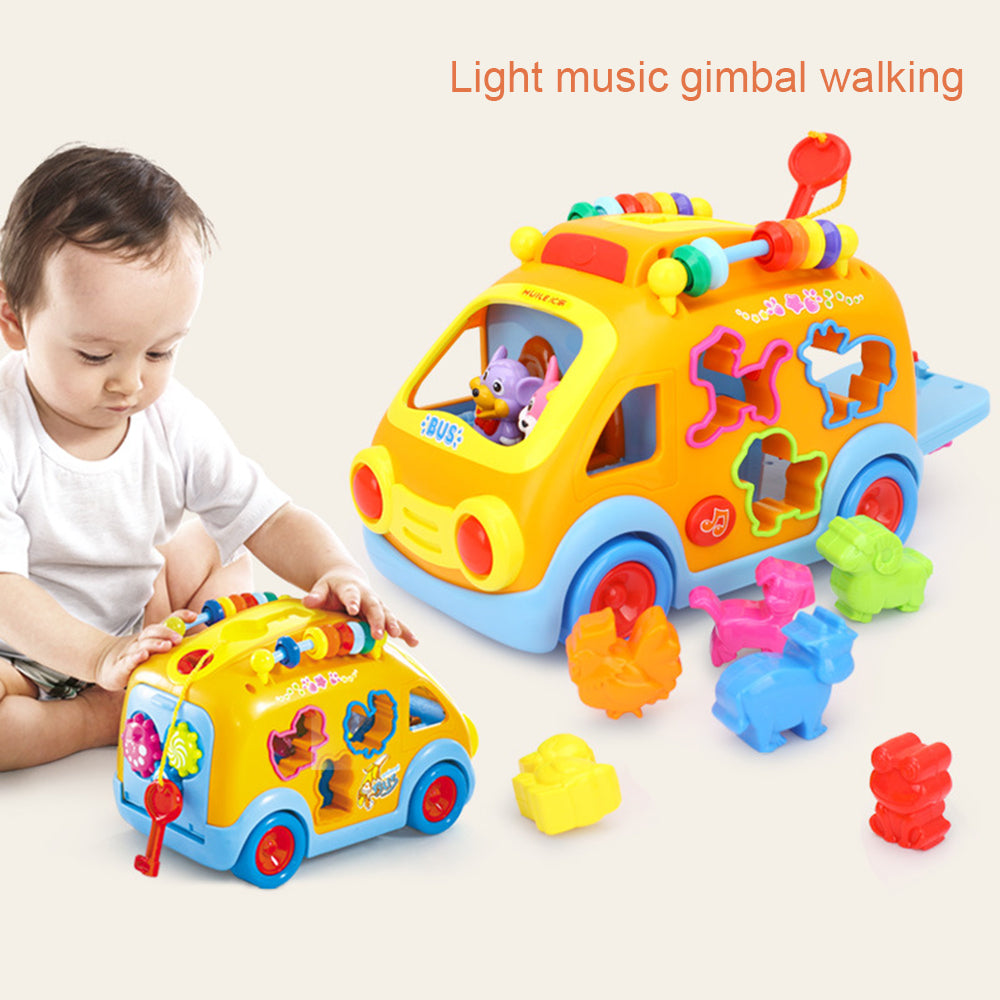 Toddler Music Bus Toy with Animal Matching K103