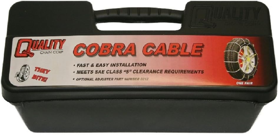 Passenger Snow Traction Tire Chains Pack of 2 G6423