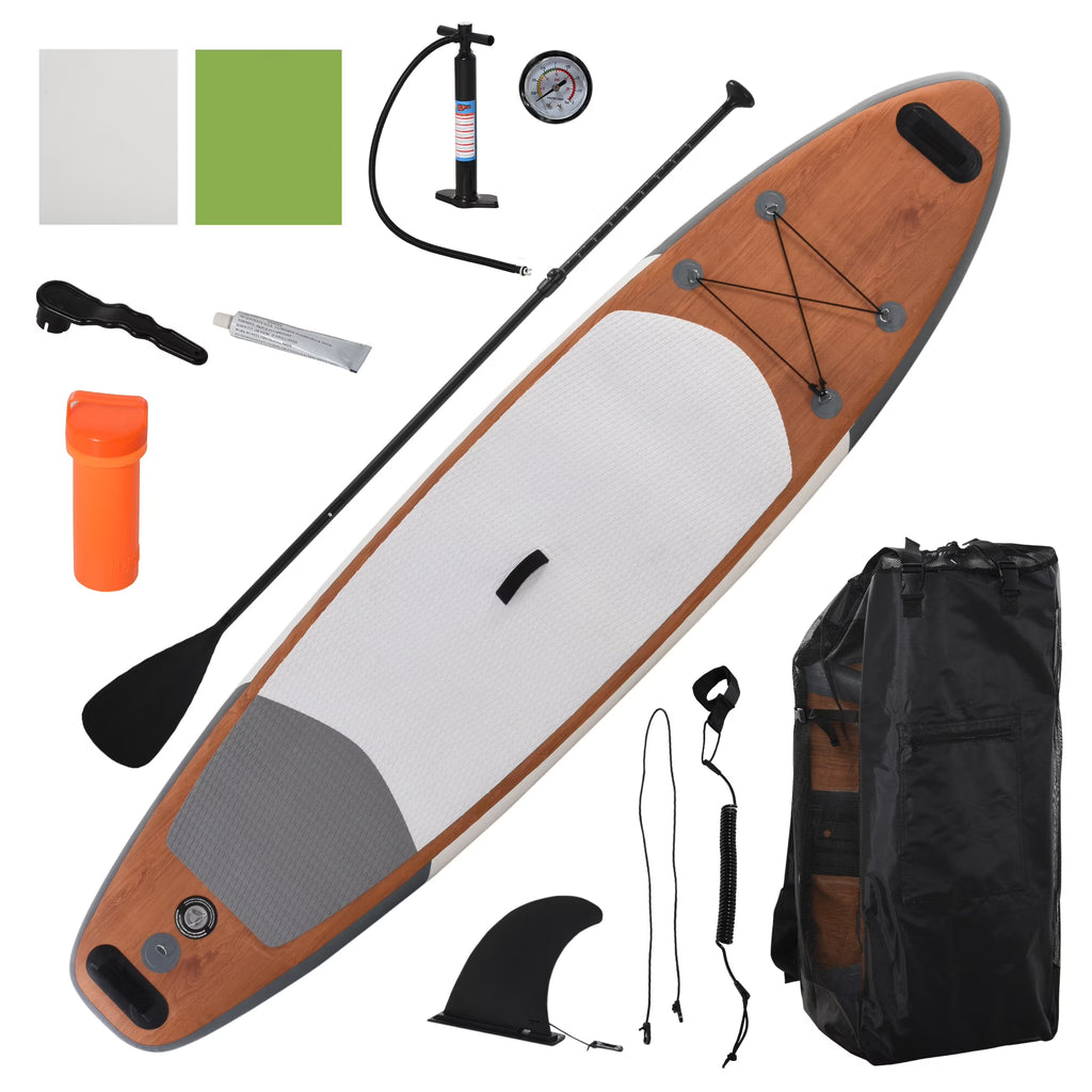 11 Ft. Inflatable Stand Up Paddle Board with Accessories H9089