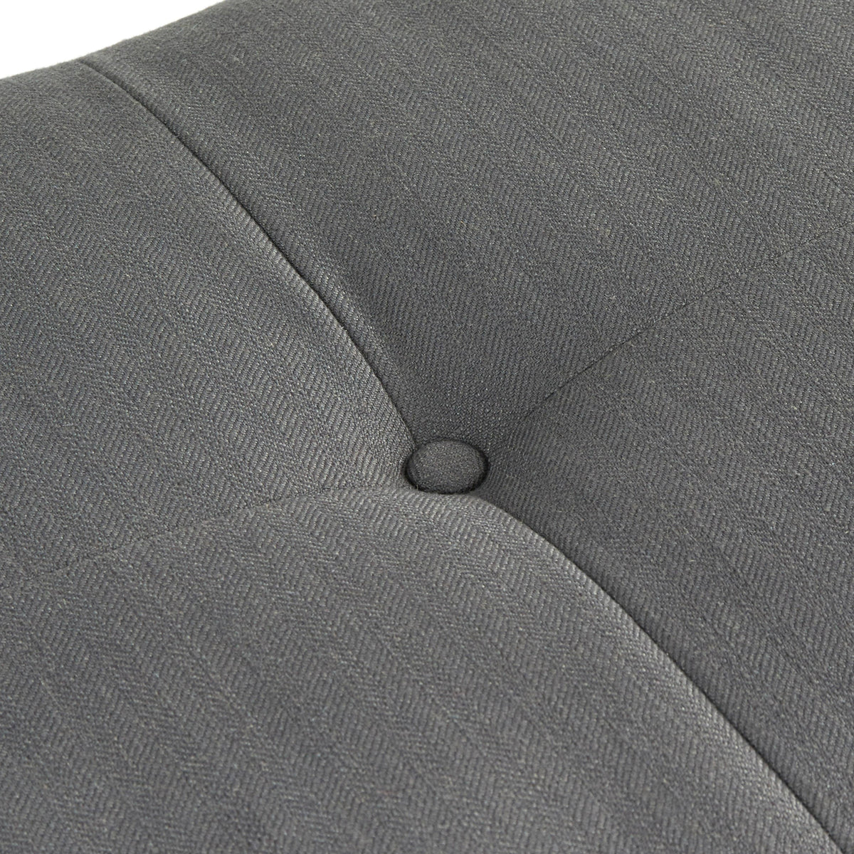 Charcoal Grey Fabric Bench N272178