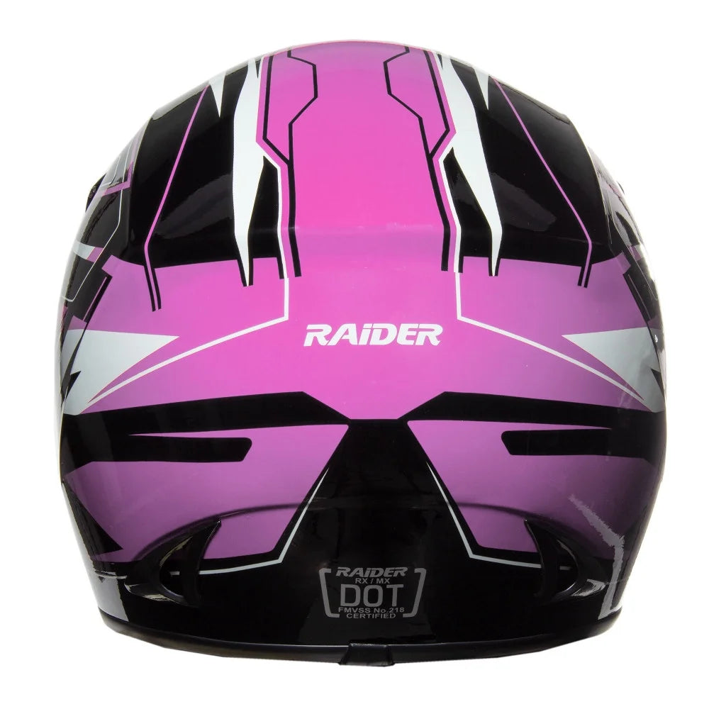 Pink Open Face Helmet A6865