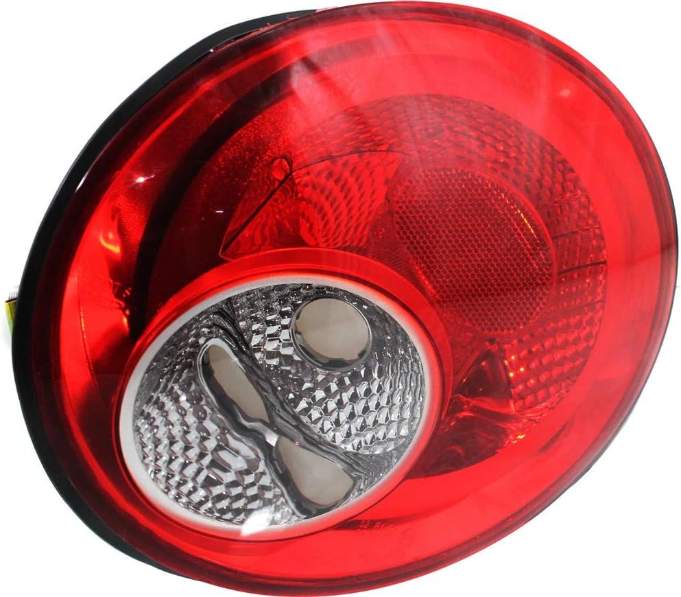 Tail Light Lens and Housing Compatible with 2006-2010 Volkswagen Beetle Passenger Side Pack of 2 X149