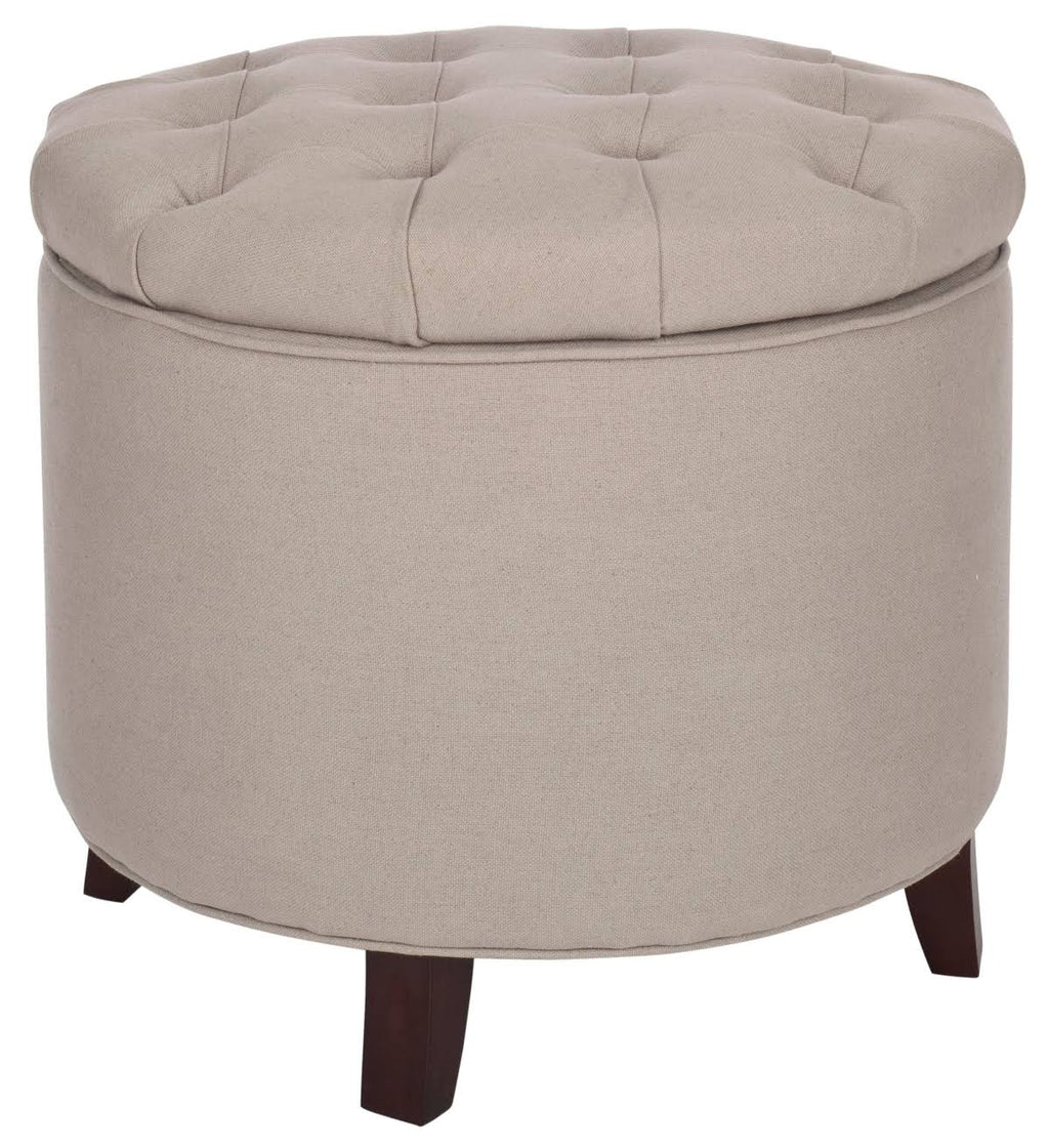 Tangerine Tufted Storage Ottoman Z197801