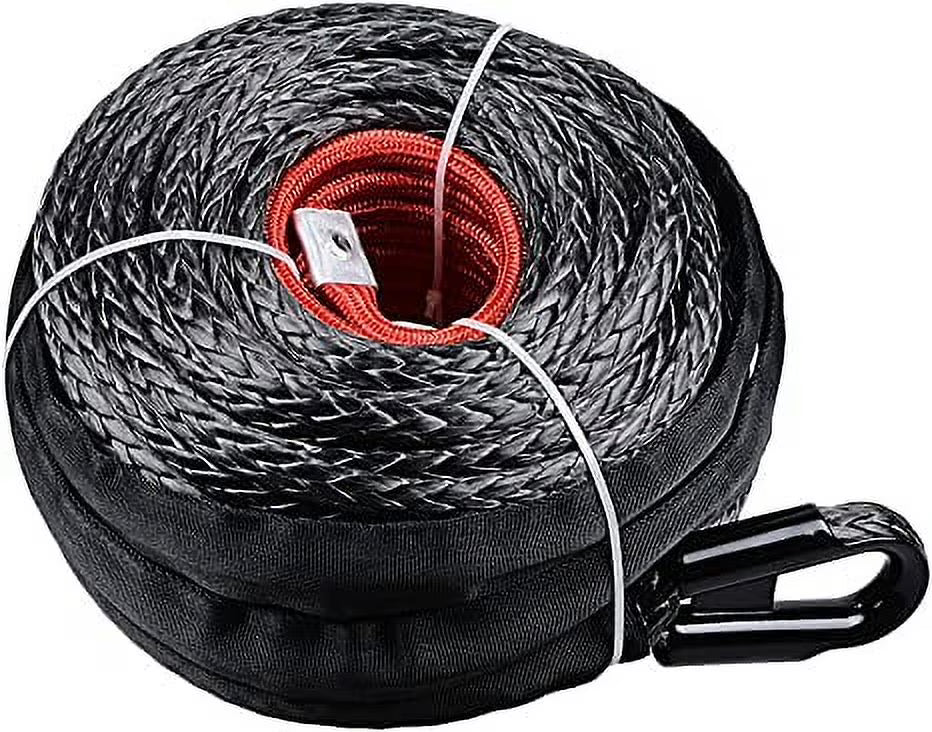 1/2" x 92ft Synthetic Winch Rope (Black) X4091