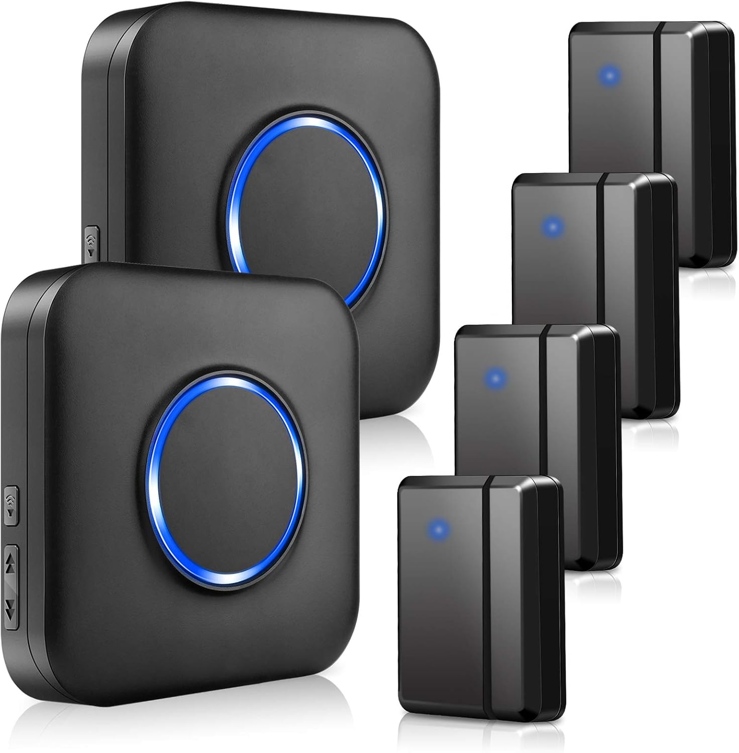 Wireless Door Alarm Contact Sensor with 2 Plug-in Receiver 4 Door Sensors M58870