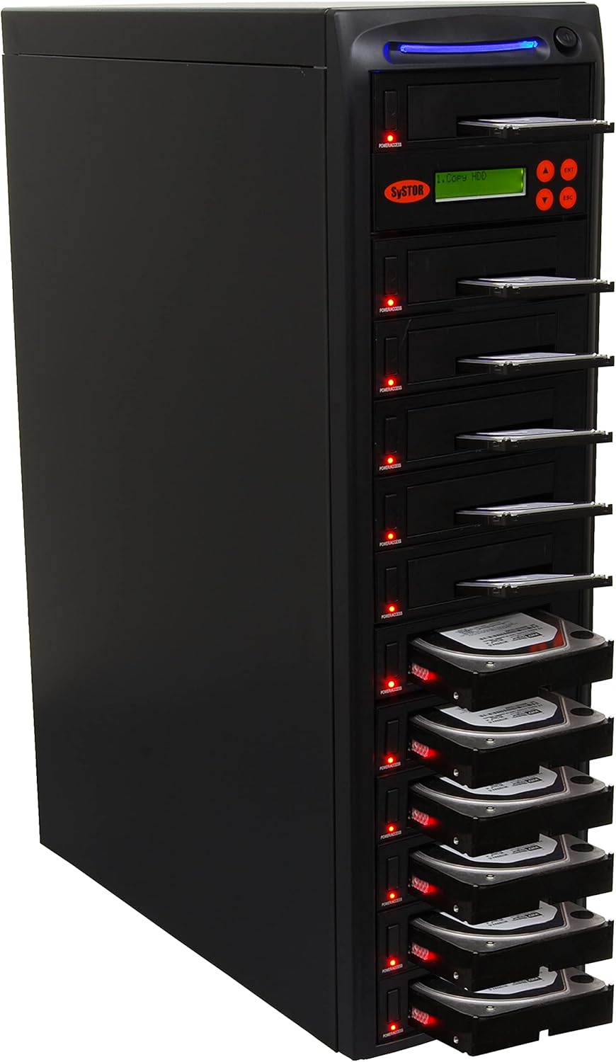 1:3 HDD/SSD Hard Drive Duplicator for SATA 3.5 Disk & 2.5 Solid State Drives J28561