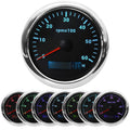 7 Colors 85mm 0-8000 RPM LED Tachometer Gauge I27455